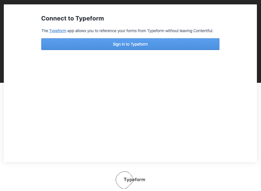 Typeform Workspace Authentication