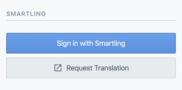 Smartling Auth flow